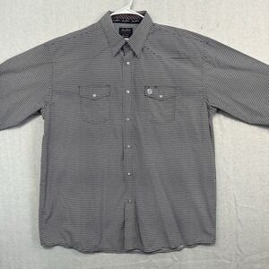 George Strait Troubadour Collection Men's XXL Pearl Snap Button Down Long Sleeve